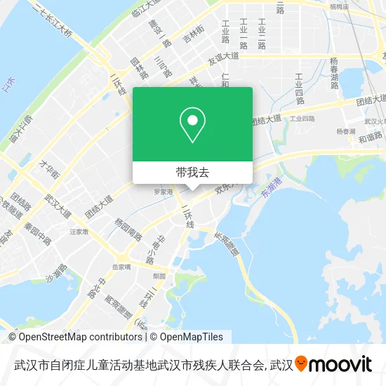 武汉市自闭症儿童活动基地武汉市残疾人联合会地图