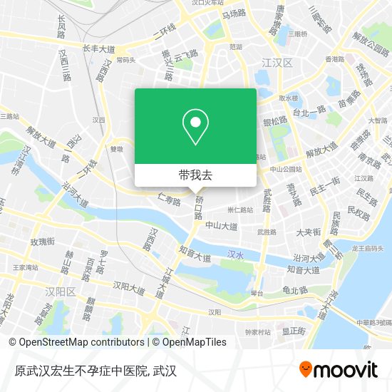 原武汉宏生不孕症中医院地图