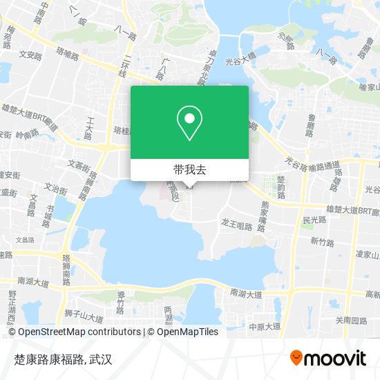 楚康路康福路地图