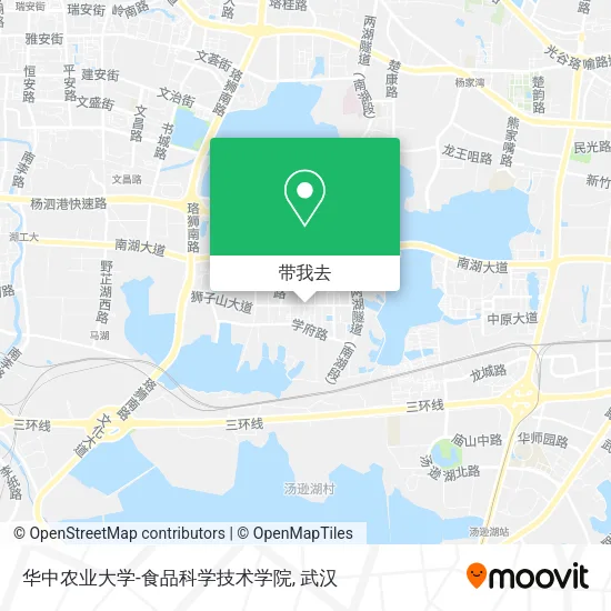华中农业大学-食品科学技术学院地图