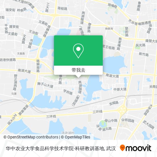 华中农业大学食品科学技术学院-科研教训基地地图