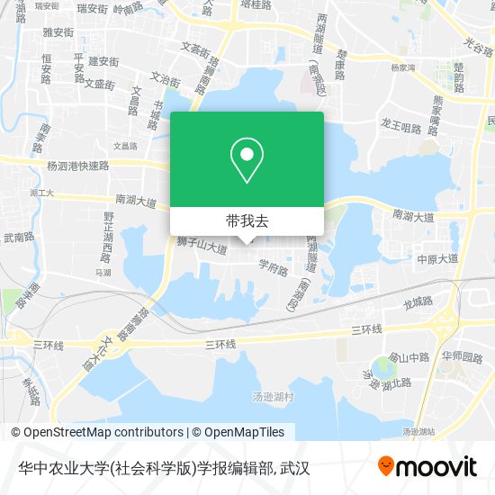华中农业大学(社会科学版)学报编辑部地图