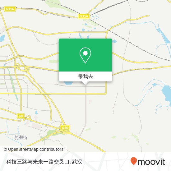 科技三路与未来一路交叉口地图