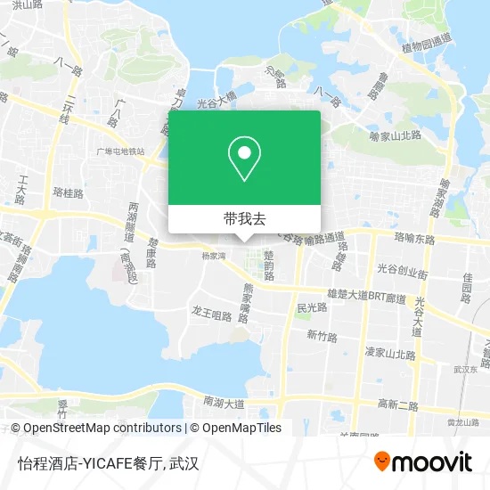 怡程酒店-YICAFE餐厅地图