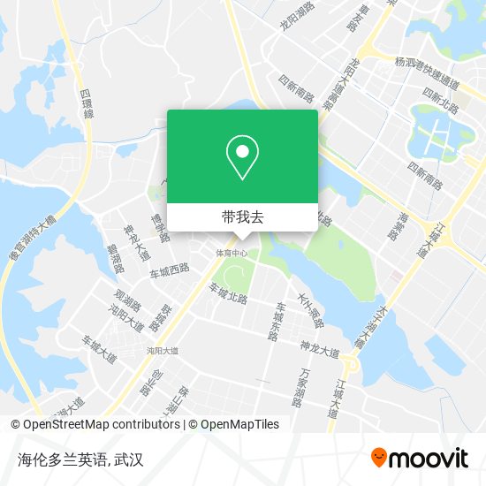 海伦多兰英语地图