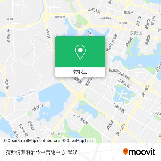 蒲师傅菜籽油华中营销中心地图