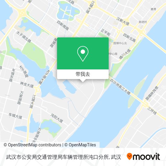 武汉市公安局交通管理局车辆管理所沌口分所地图