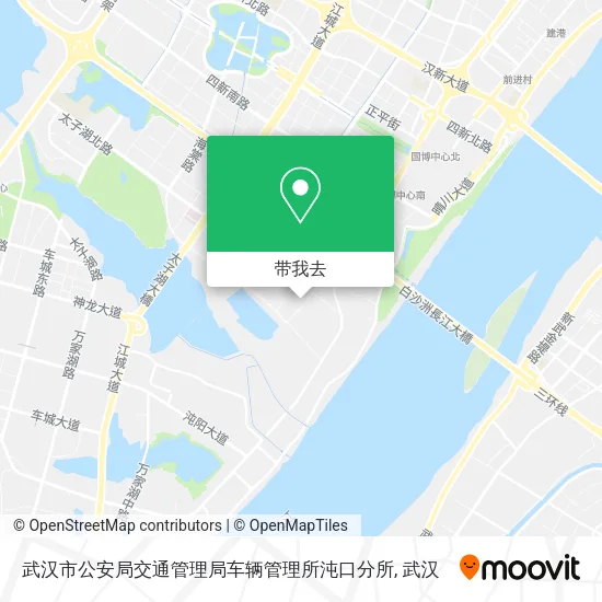 武汉市公安局交通管理局车辆管理所沌口分所地图