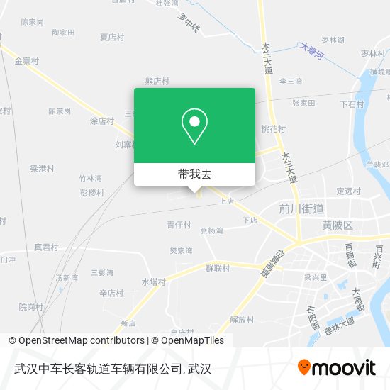 武汉中车长客轨道车辆有限公司地图