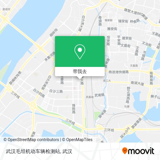 武汉毛坦机动车辆检测站地图