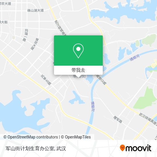 军山街计划生育办公室地图