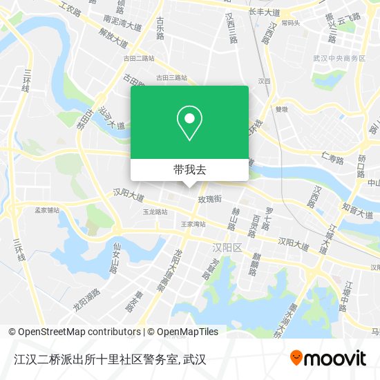 江汉二桥派出所十里社区警务室地图