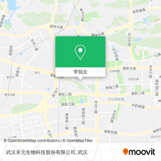 武汉禾元生物科技股份有限公司地图