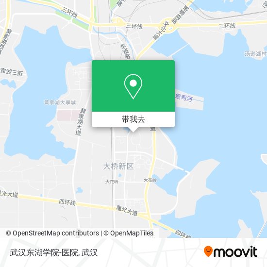 武汉东湖学院-医院地图