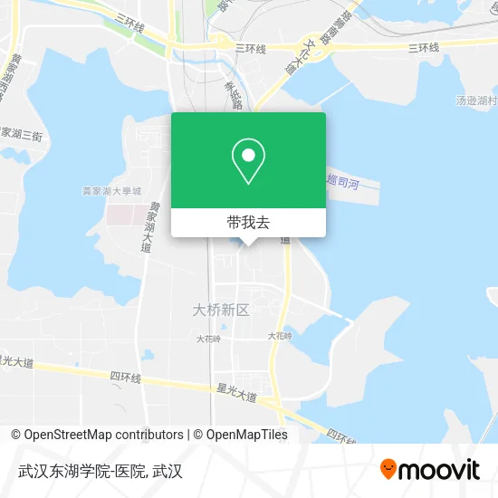 武汉东湖学院-医院地图