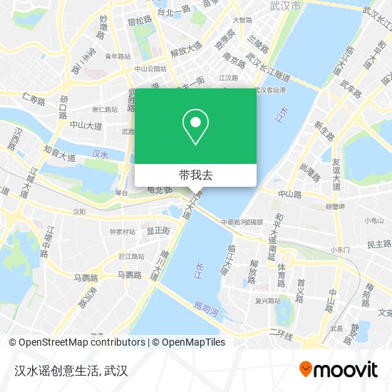 汉水谣创意生活地图