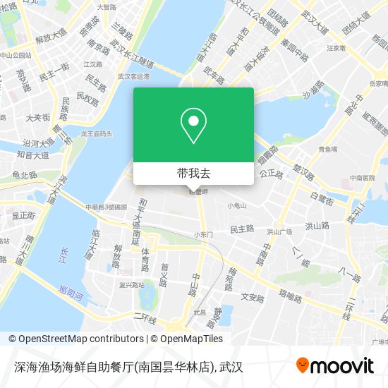 深海渔场海鲜自助餐厅(南国昙华林店)地图