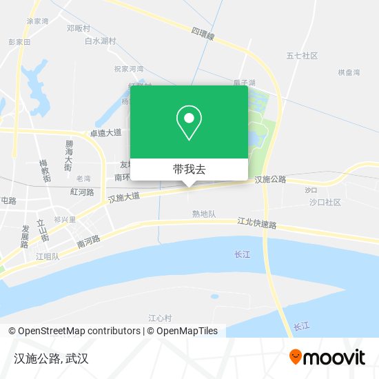 汉施公路地图