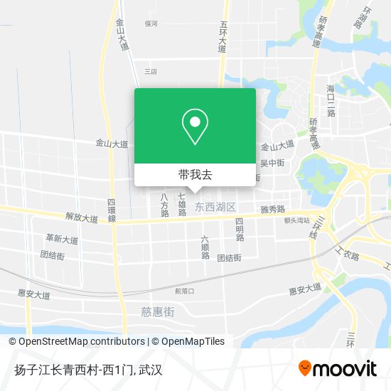 扬子江长青西村-西1门地图