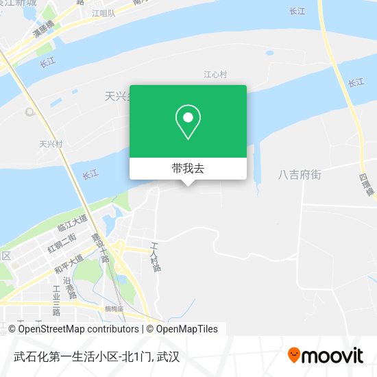 武石化第一生活小区-北1门地图