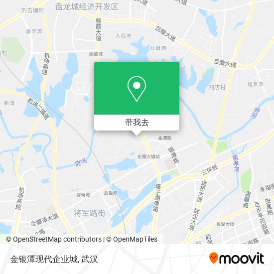 金银潭现代企业城地图