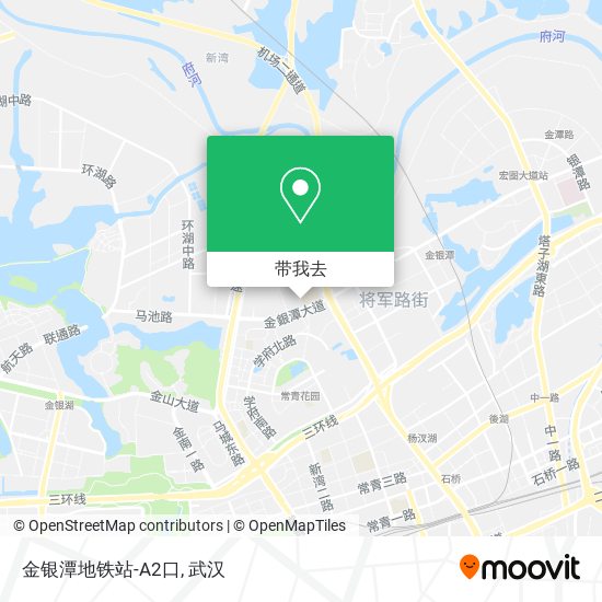 金银潭地铁站-A2口地图