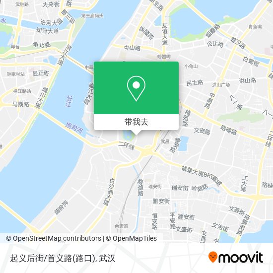 起义后街/首义路(路口)地图