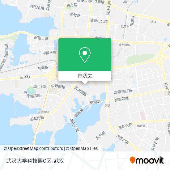 武汉大学科技园C区地图