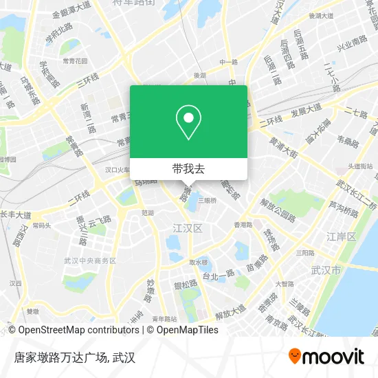唐家墩路万达广场地图