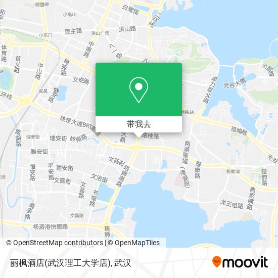 丽枫酒店(武汉理工大学店)地图