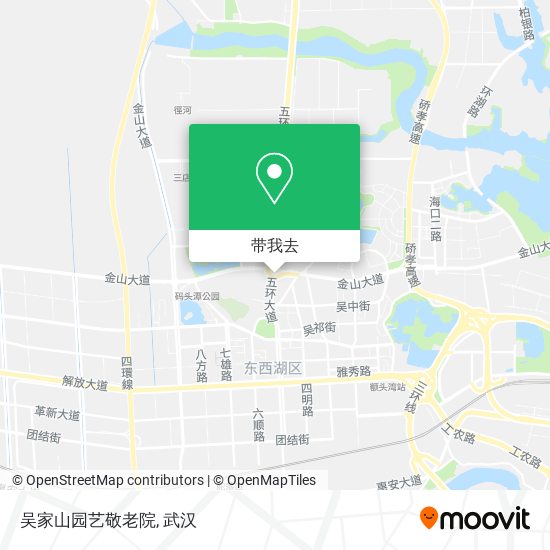 吴家山园艺敬老院地图