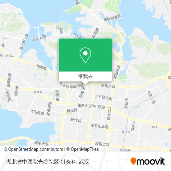 湖北省中医院光谷院区-针灸科地图