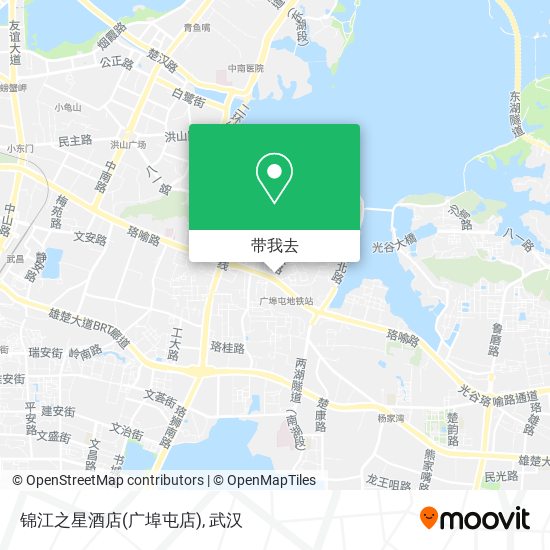 锦江之星酒店(广埠屯店)地图