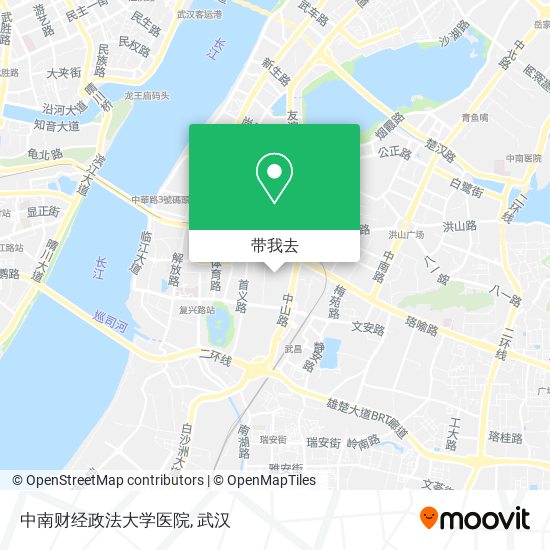 中南财经政法大学医院地图