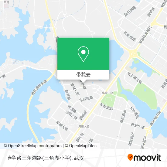 博学路三角湖路(三角湖小学)地图