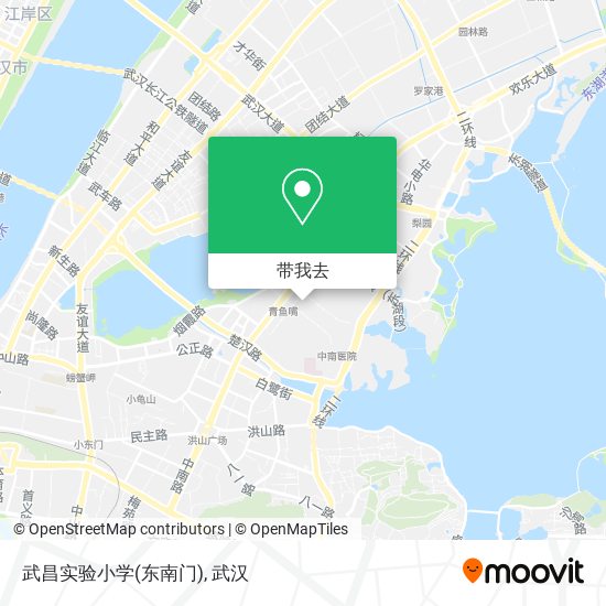 武昌实验小学(东南门)地图