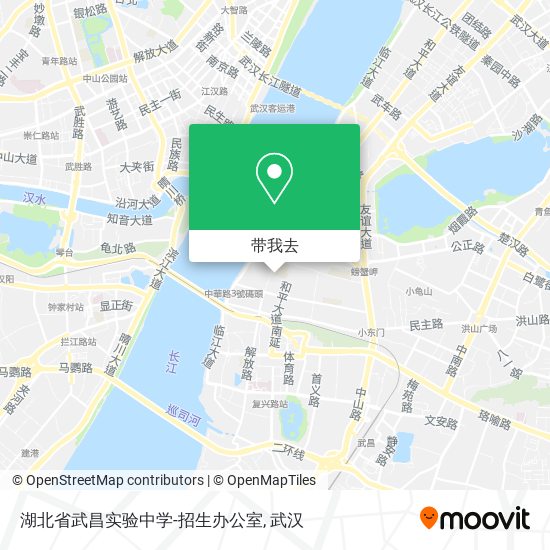 湖北省武昌实验中学-招生办公室地图