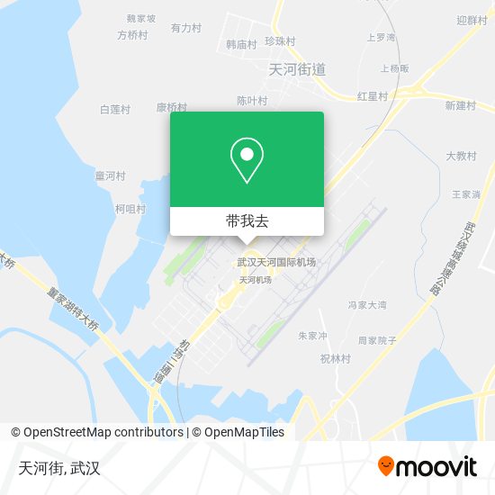 天河街地图