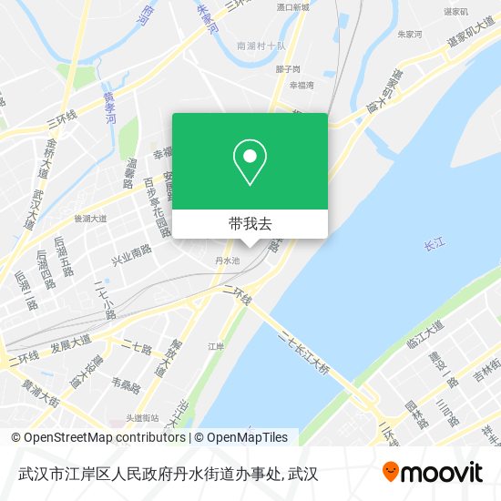 武汉市江岸区人民政府丹水街道办事处地图
