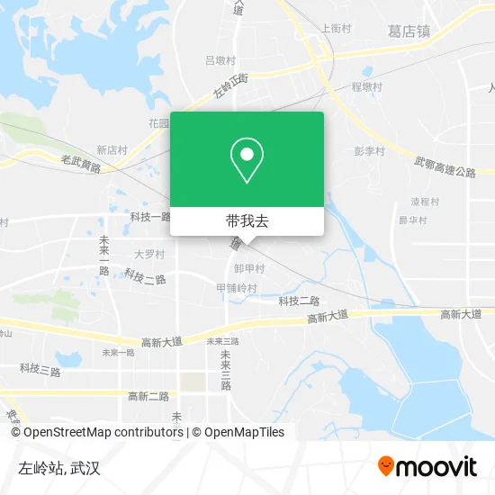 左岭站地图