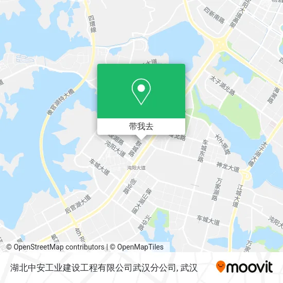湖北中安工业建设工程有限公司武汉分公司地图