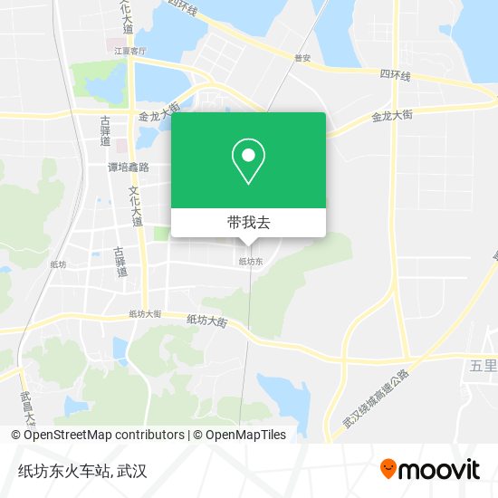 纸坊东火车站地图