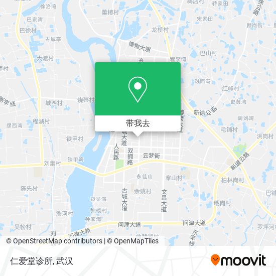 仁爱堂诊所地图