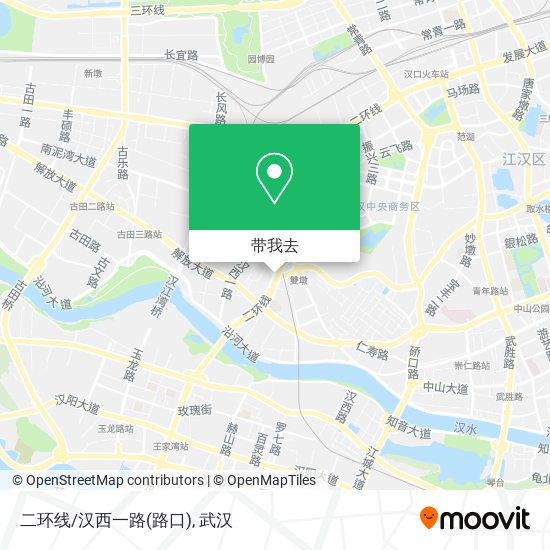 二环线/汉西一路(路口)地图