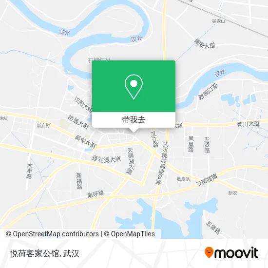 悦荷客家公馆地图