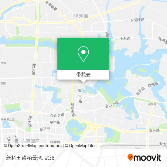 新桥五路柏景湾地图