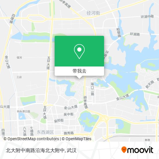 北大附中南路沿海北大附中地图