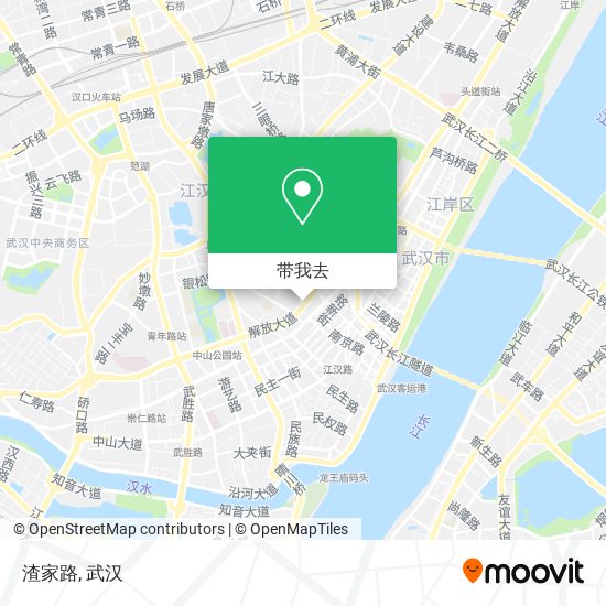 渣家路地图