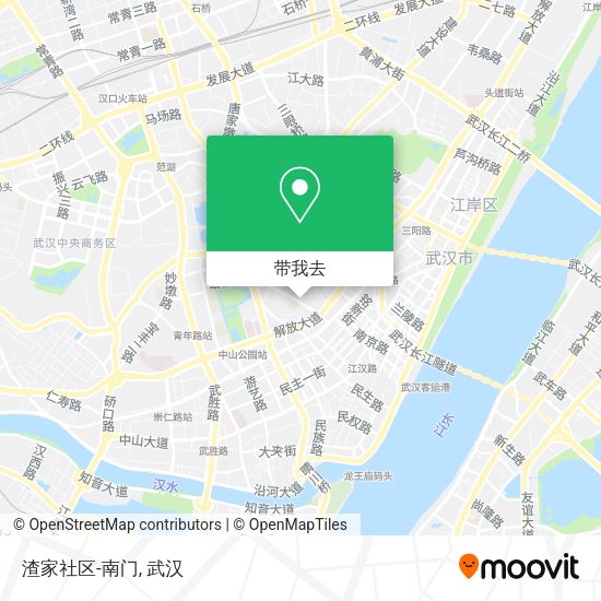 渣家社区-南门地图