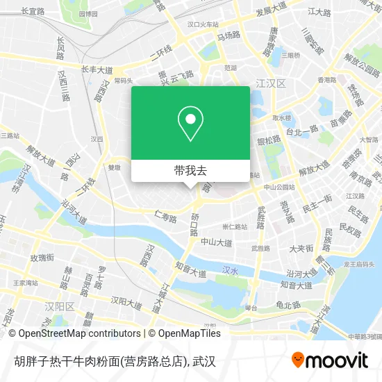 胡胖子热干牛肉粉面(营房路总店)地图